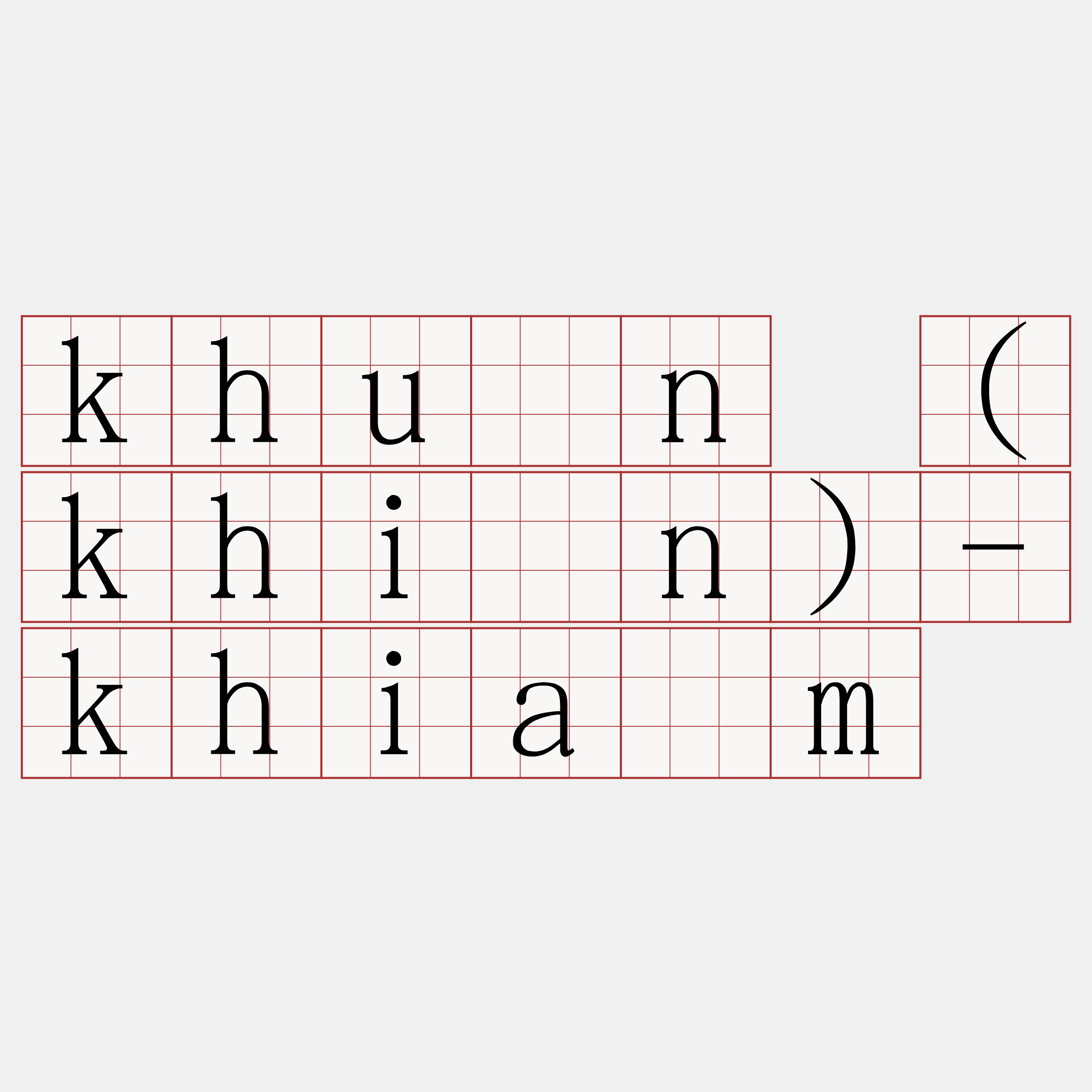khûn (khîn)-khiām